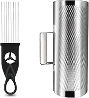 Vista 1 de Soulmate Güiro de Instrumento 12"x5" de Acero Inoxidable, Güiro de Percusión Latino con Rascador para Acompañamiento Profesional de Banda