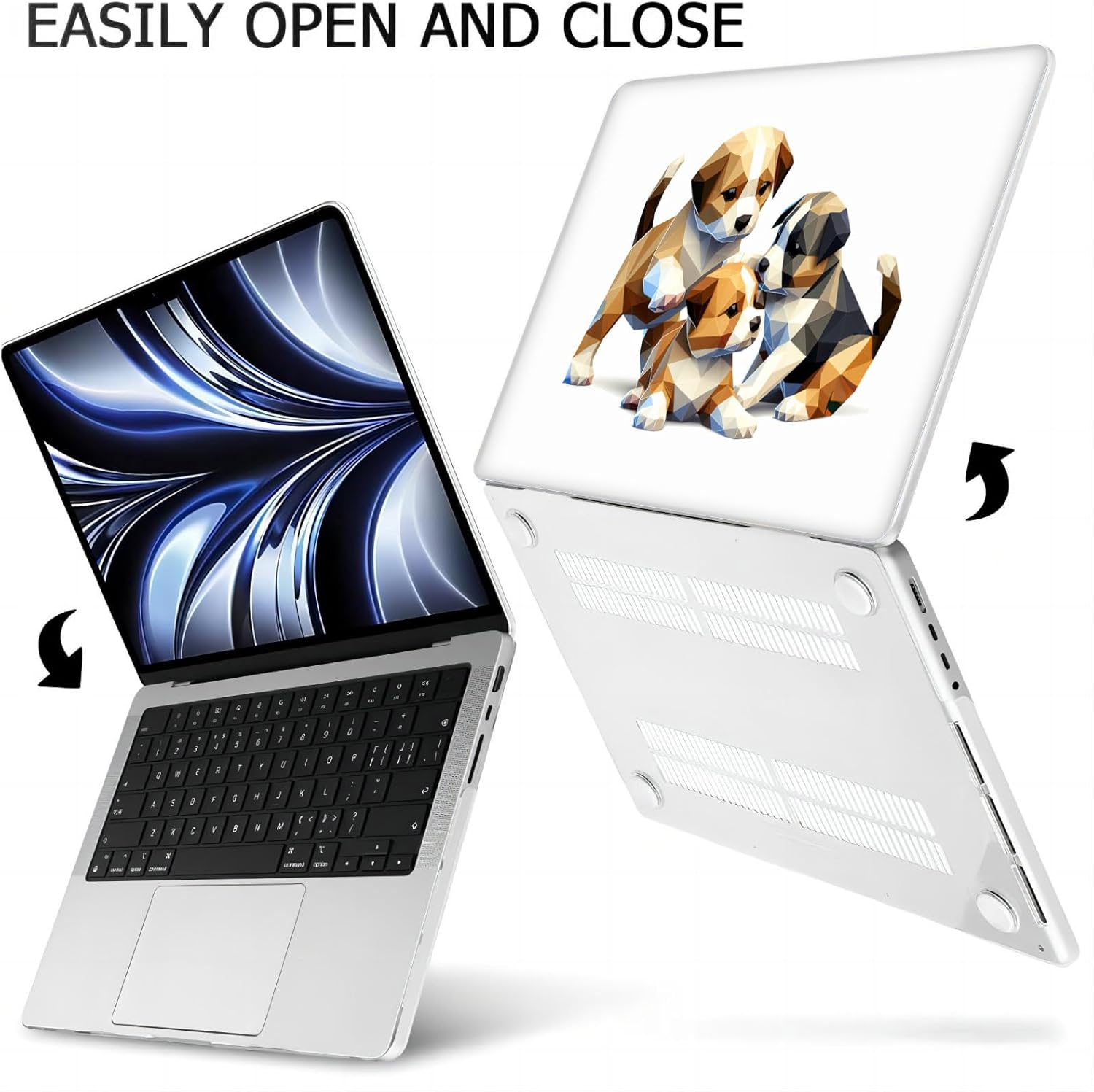 Compatible with MacBook Neo 13-inch, Hard Shell Case with Keyboard Cover and Screen Protector (A3404 A18 Pro chip, 2026 Release) - Beagle MC22540