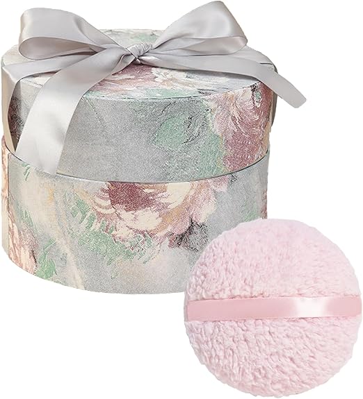 Oopoto Large Body Powder Puff for Dusting Powder, Women Powder Puff