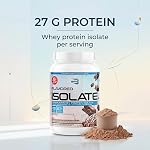 Believe Supplements Flavored Isolate Poudre de protéines 27g Isolate de protéines de lactosérum, faible teneur en glucides, poudre de protéines facilement mélangée pour les shakes & Smoothies. Digest facile Whey Isolat. 25 Services, 800g (Chocolat Brownie)