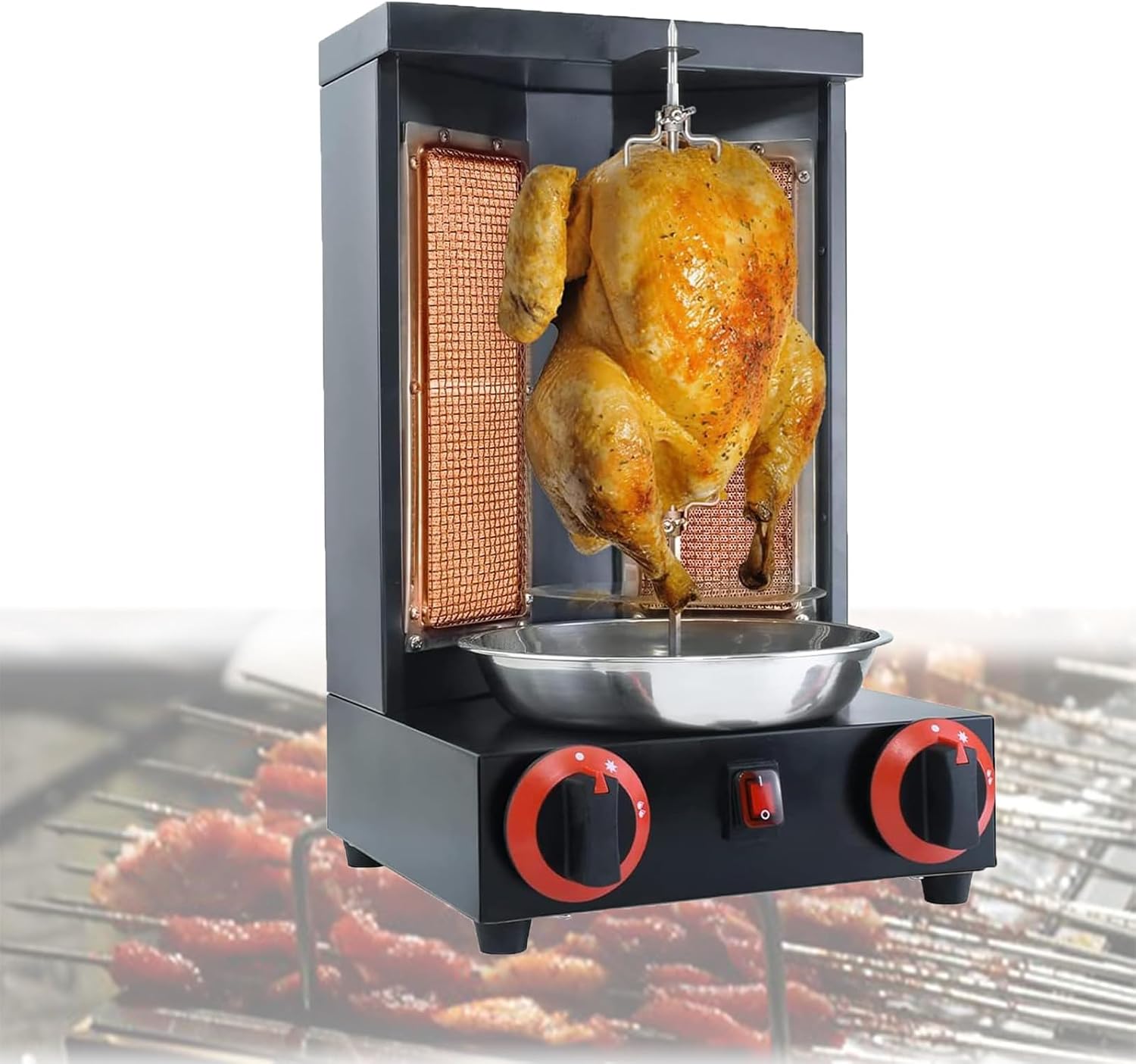 Generischer Gas Kebab Grill: Abnehmbar, Einfache Reinigung