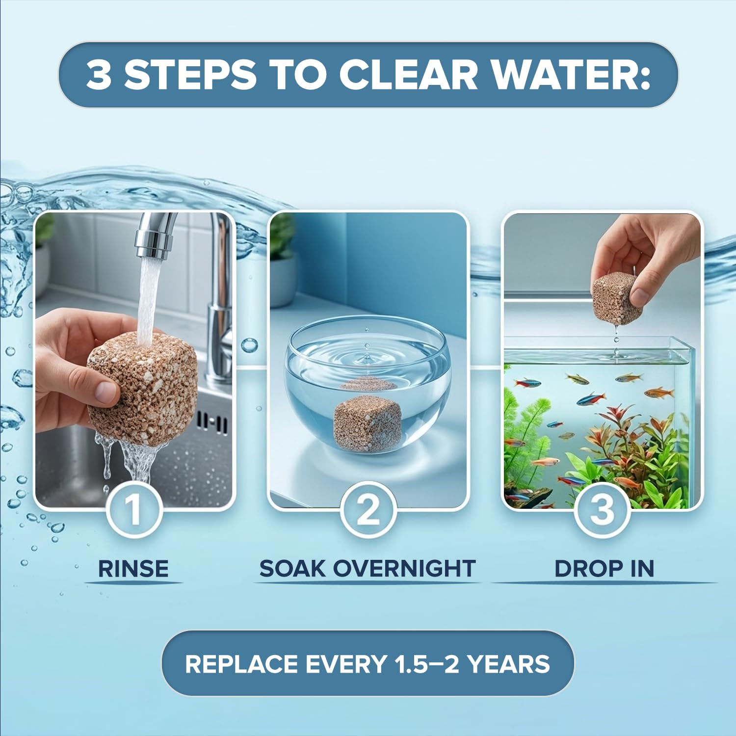 Amazon.com : EcoBio-Block Natural Volcanic Rock for Aquarium Water