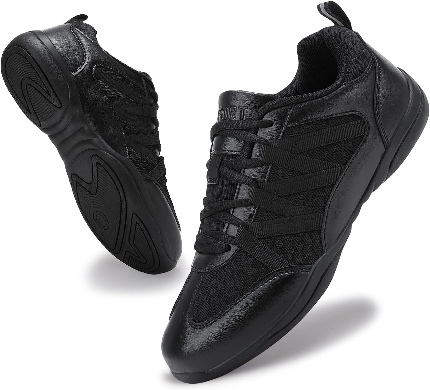 Girls Cheer Shoes Youth Cheerleading Dance Shoes Breathable Lightweight Comfortable for Athletic Training Tennis Sport Dancing Cheerleader Competition