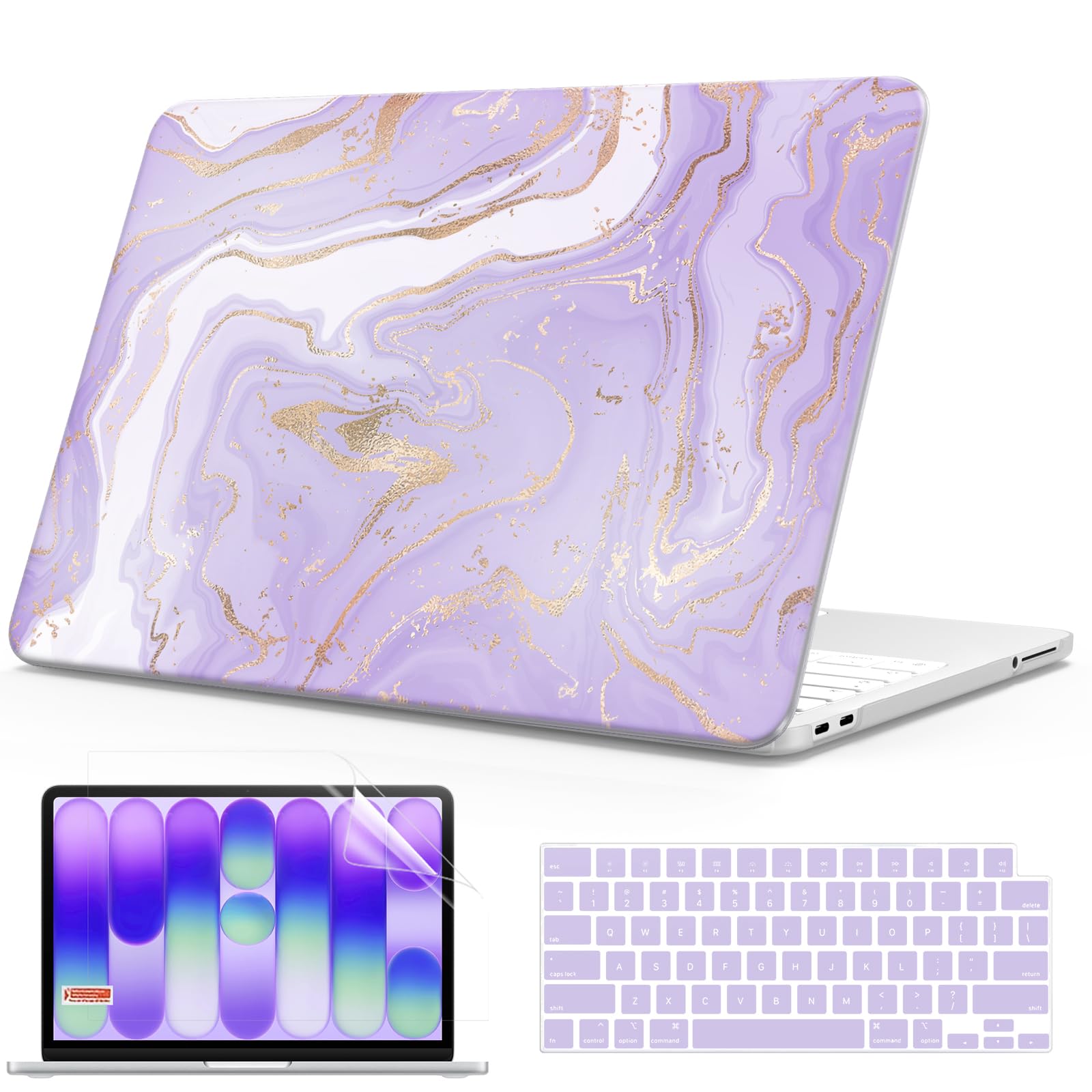 Coque MacBook Neo 13 résistante aux rayures avec protège clavier - 8