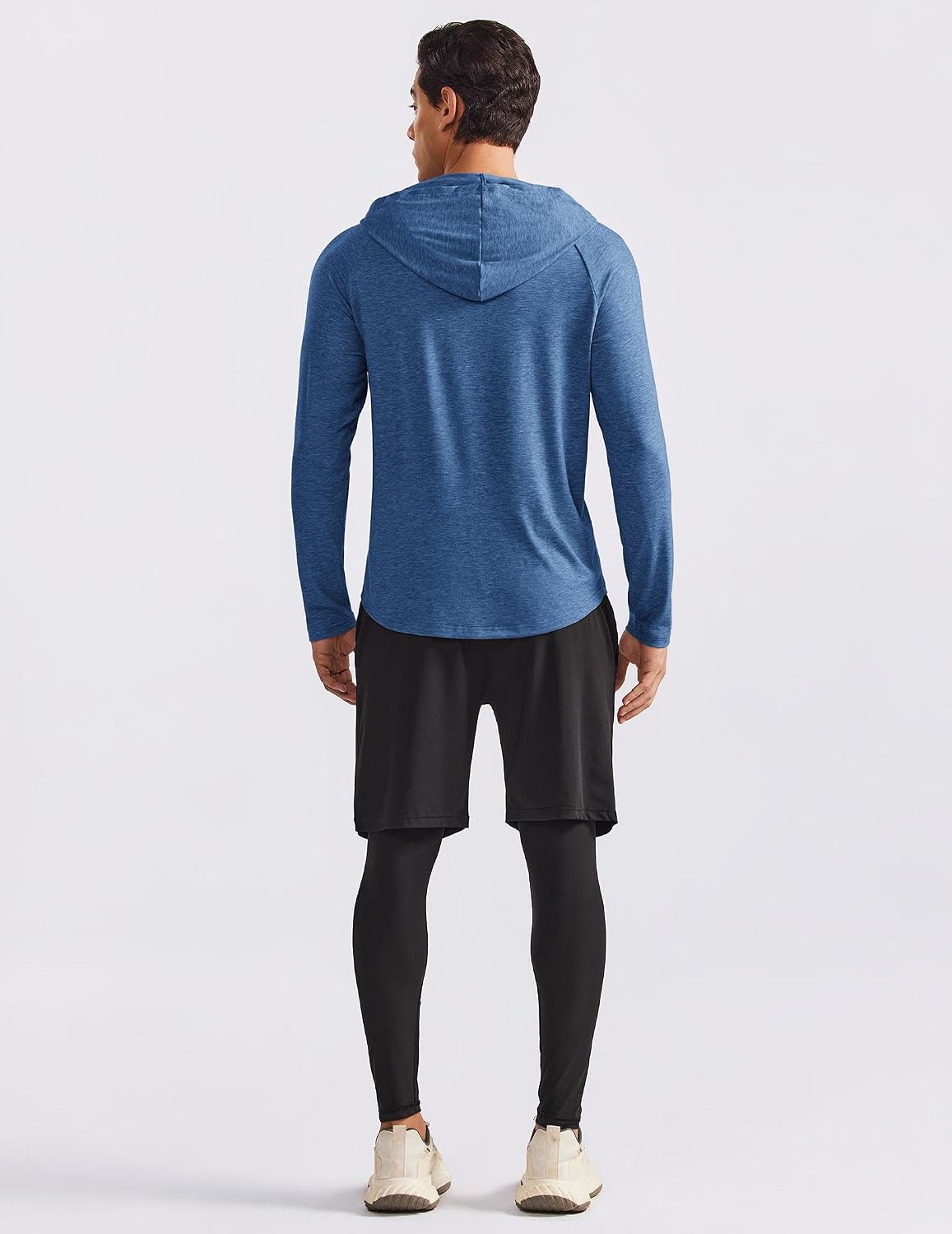 PINSPARK Men's Lightweight Workout Hoodies Pullover Golf Gym Sweatshirt