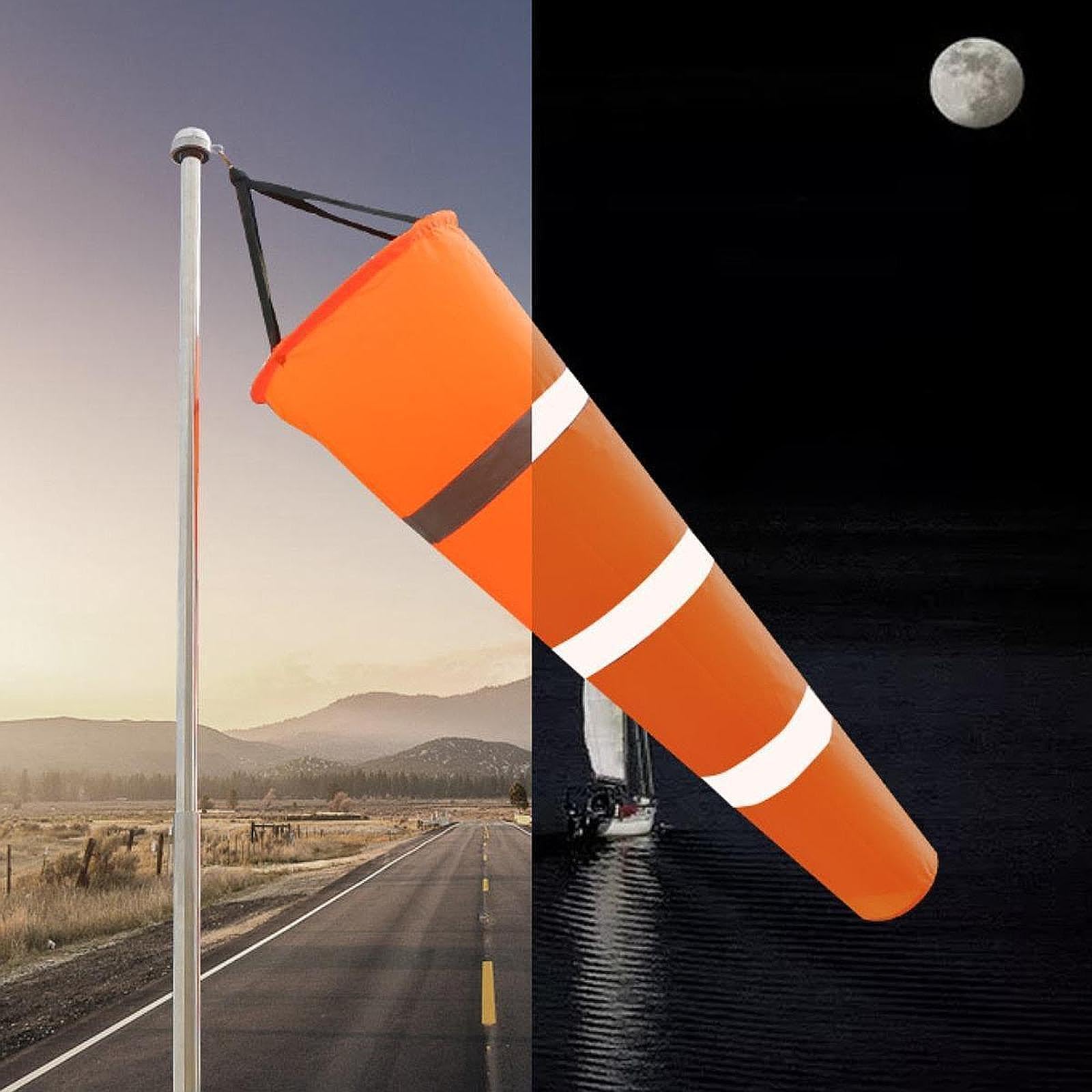 Enakshi® Windsock Ripstop Oxford Cloth Wind Direction Indicator for Park Airport Farm Orange|Home & Garden | Yard, Garden & Outdoor Living | Garden D?©cor | Windmills & Wind Spinners-image-22
