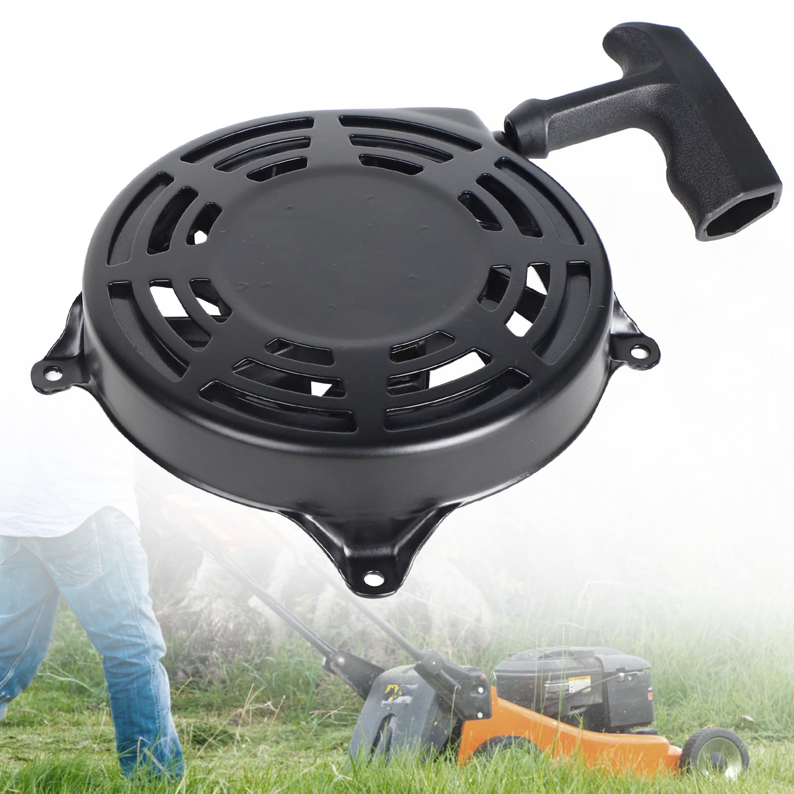 SWAWIS Seilzugstarter für Briggs Stratton Ersatzteile Seilzugstarter 497680 498144 Ersatzteile für Rasenmäher Starter Seilzugstarter für Briggs & Stratton Ersatzteile Rasenmäher Handstarter