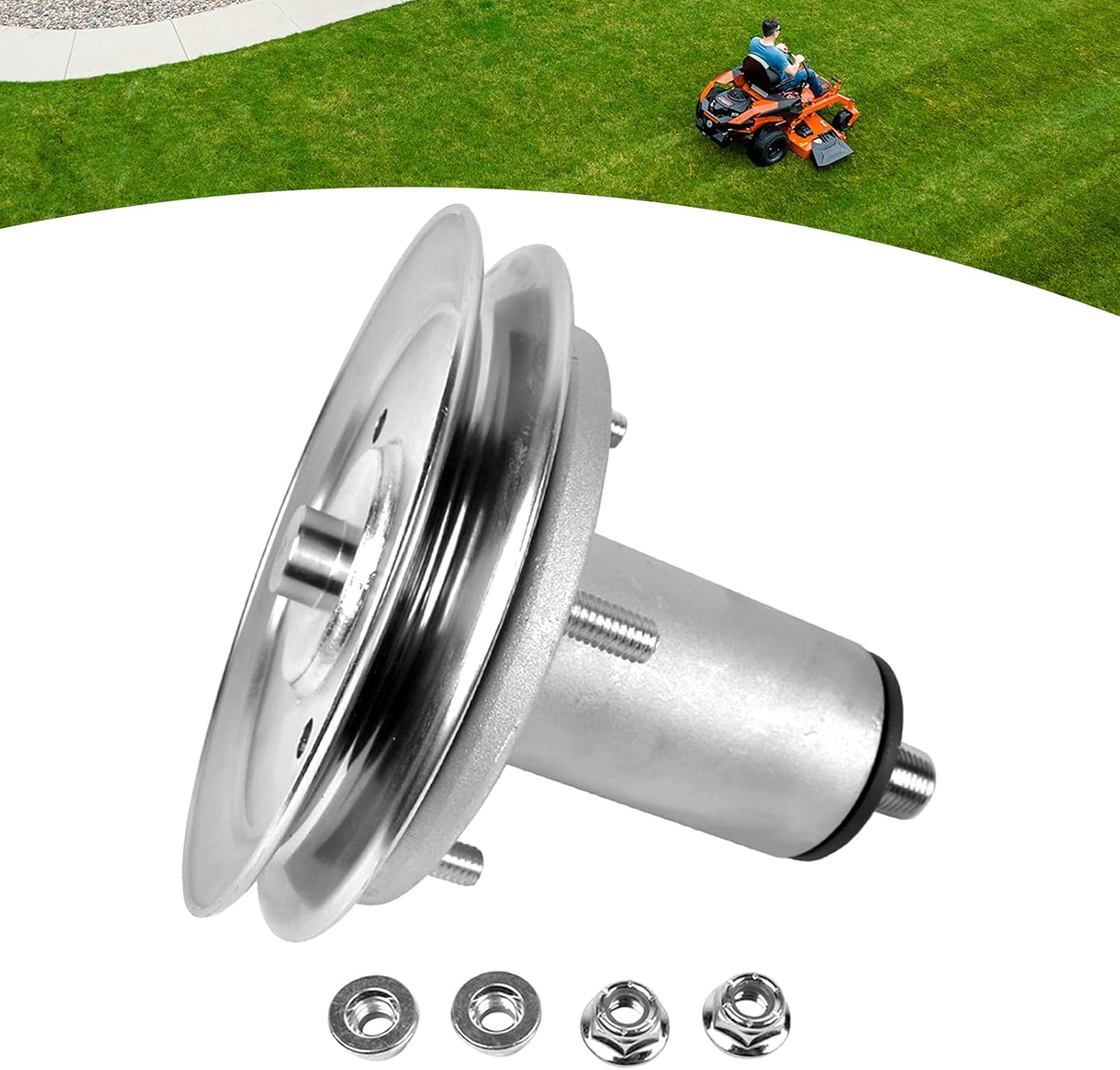 Lawn Mower Deck Spindle 51537200 51528000 Replacement for Ariens Ikon-X 52 Edge 52 Gravely ZTX 52 ZT XL 52 with 52" Decks