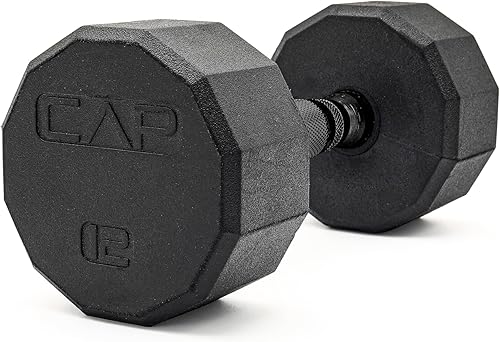Miniatura 62 de CAP Barbell Coated Hex Dumbbell Weight - Single | 10-120 lbs | Multiple Options