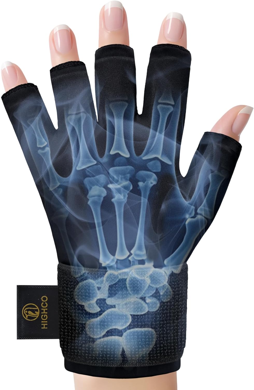 highco Hand Ice Pack Cooling Ice Glove for Pain Relief,Hot&Cold Therapy Hand Wrist Ice Pack Wrap for Arthritis