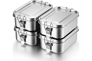 Umigy Stainless Steel Bento Box: Metal Storage Boxes for Leakproof Meal Encapsulation