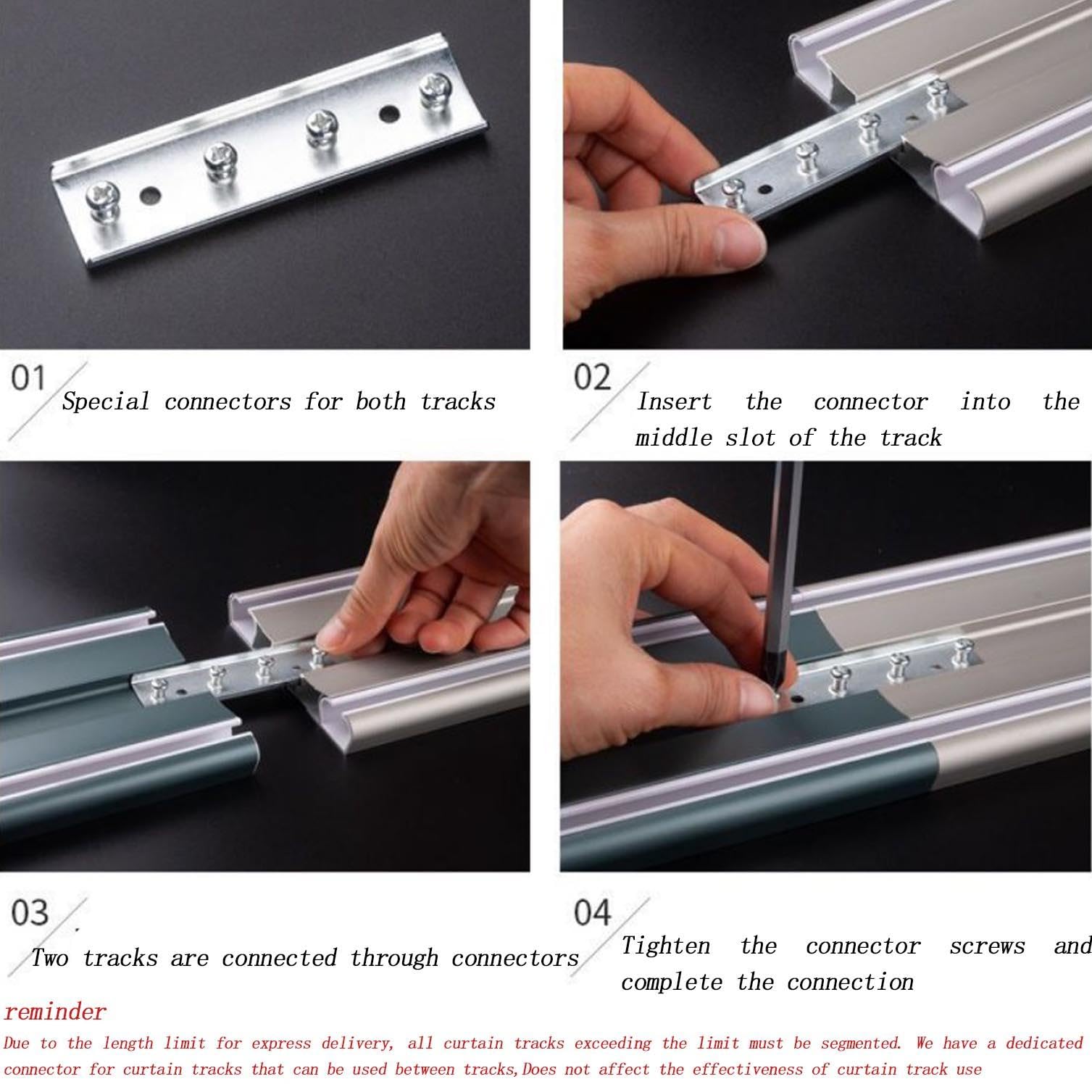 Aluminiowa szyna sufitowa z podwójną zasłoną, wytrzymała szyna sufitowa do salonu, łazienki, sypialni, zestaw działowy z białym wykończeniem, 140 cm