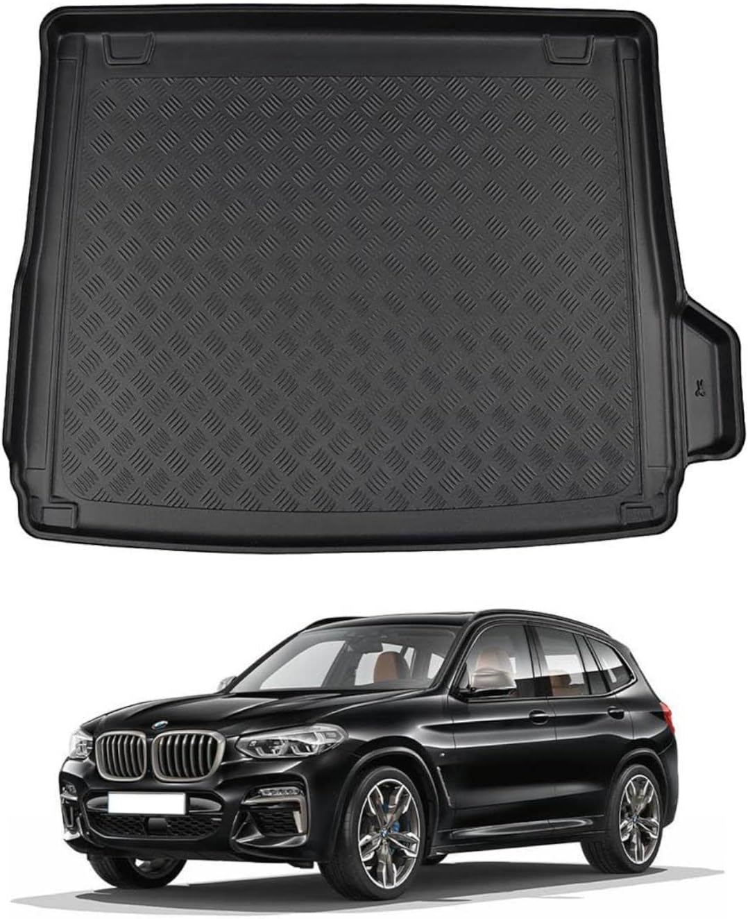 NOMAD Boot Liner for BMW X3 2017+ [G01] Recyclable Plastic (PE) Tailored Fit Car Floor Mat