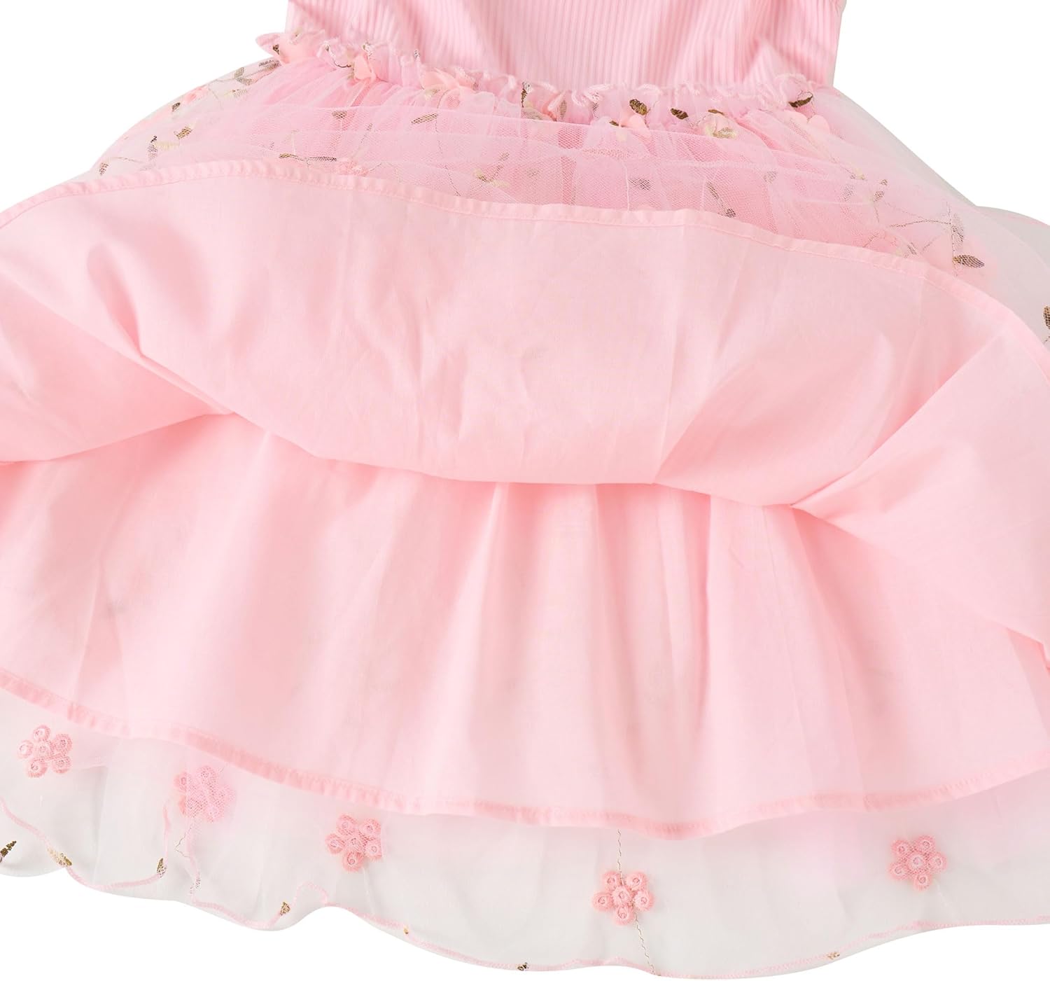 UMELOK Toddler Tutu Dress Little Girls Tulle Casual Dresses Size 3-8 Years - Image 6