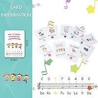 Vista 4 de Campanas de Escritorio, Campanas de Mano Diatónicas Arcoíris para Niños con 17 Libros de Canciones y Tarjetas Musicales Flash, Juguetes