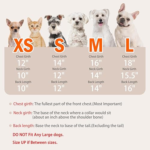 Miniatura 37 de PUPTECK Vestido de Navidad para perro, disfraz de cachorro, ropa para perros pequeños con falda de lazo, pijama Rojo (Navidad)