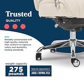 Office ＆Business 80枚セット Serta Claremont Ergonomic Fabric Swivel Executive Chair with