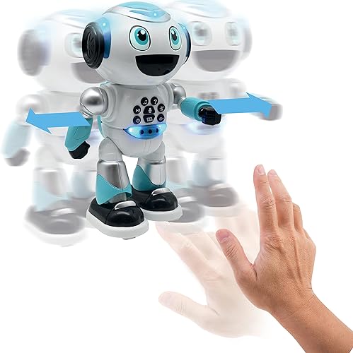 Miniatura 8 de LEXiBOOK - Powerman Advance - Robot con control remoto, juguete interactivo y educativo para niños, camina, baila, reproduce música, cuenta e