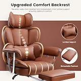 IWMH Big and Tall Office Chair, Heavy Duty PU Leather Desk Chair 200KG - 5