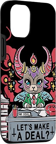 Miniatura 3 de Funda para iPhone 13 Kawaii Pastel Goth Make A Deal Baphomet Aesthetic Nu Cute Case