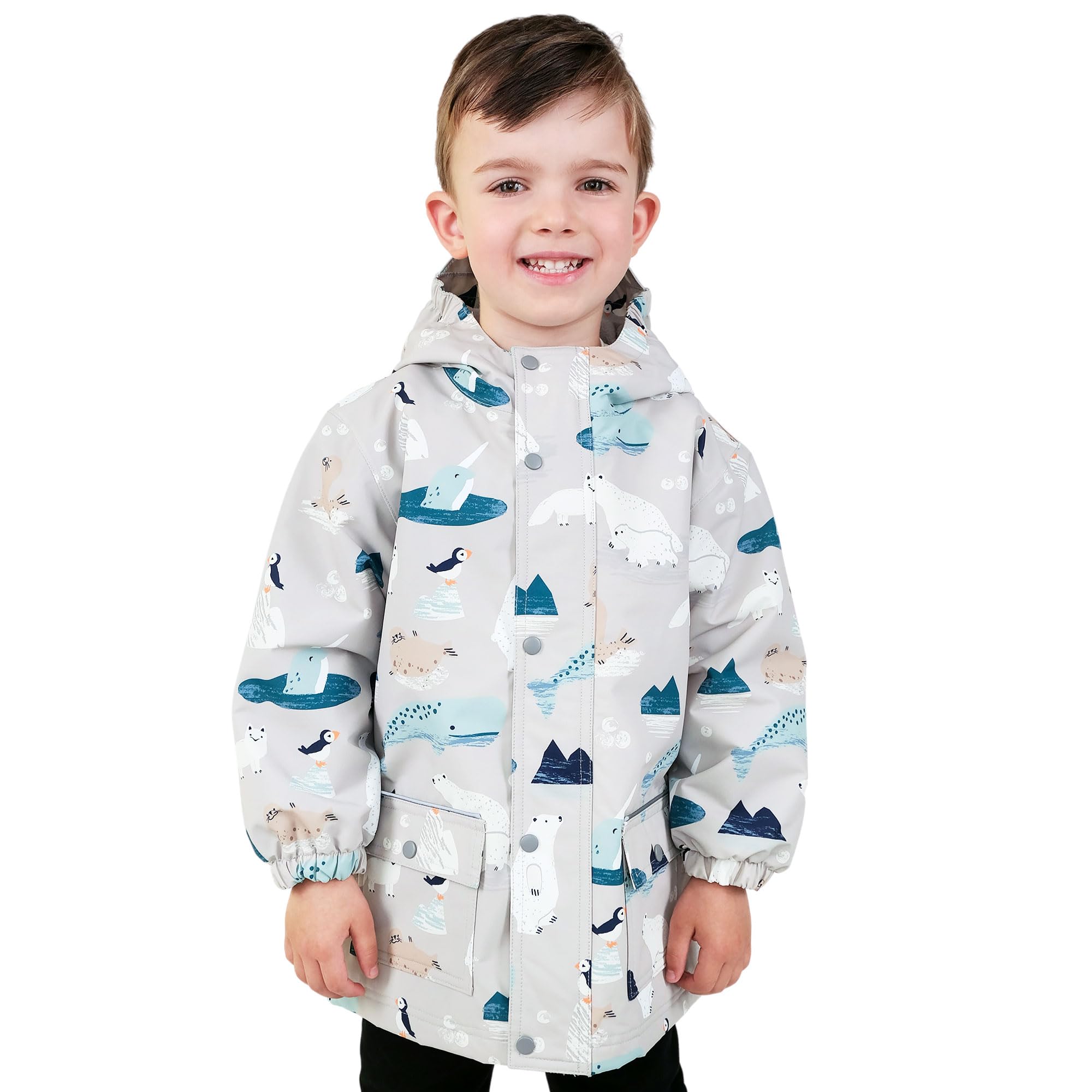 JAN &amp; JUL Waterproof Cozy-Dry Rain Jacket for Kids