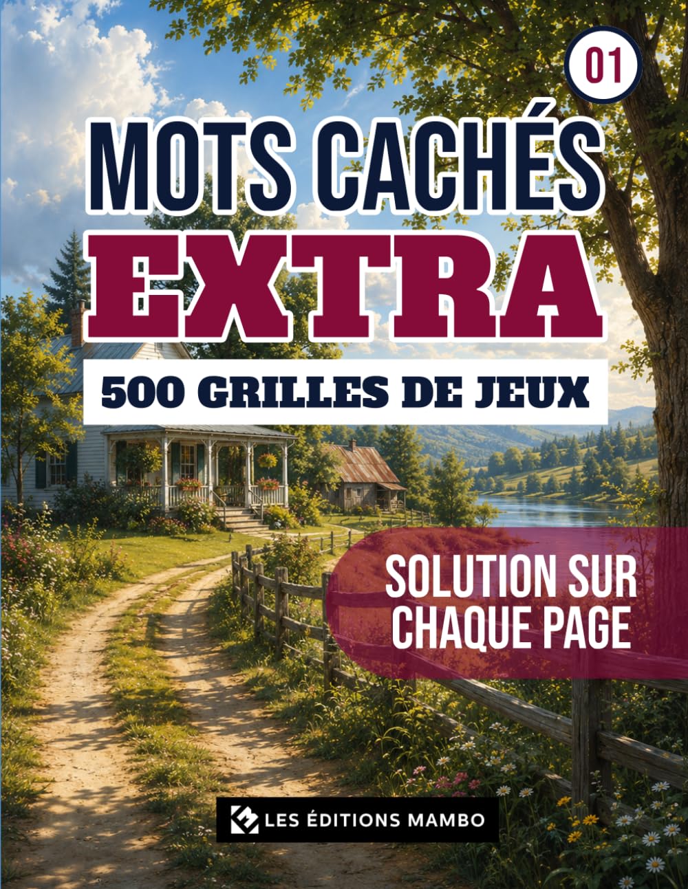 Mots cachés Extra No. 01: 500 grilles de jeux