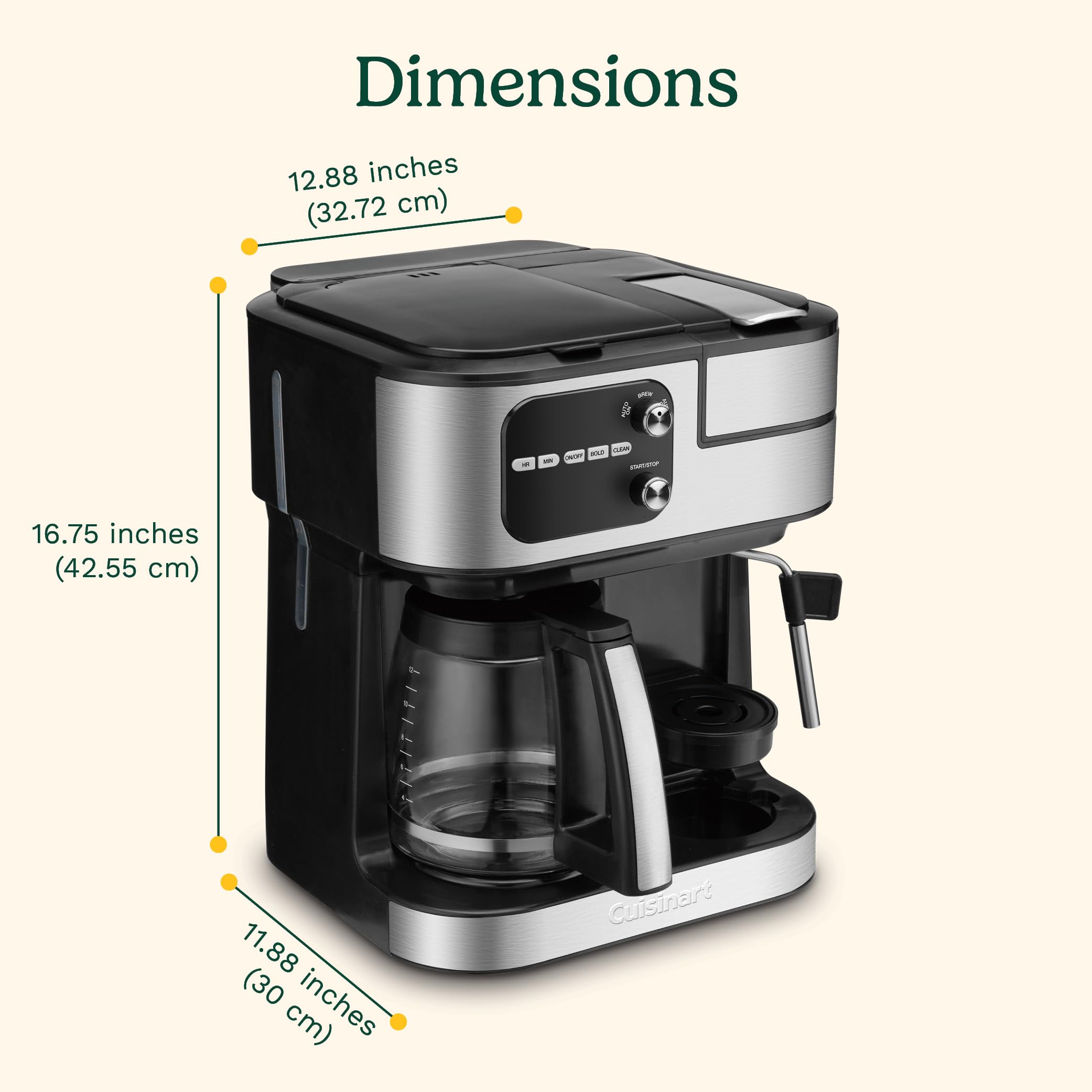 Cuisinart Barista Bar 4-In-1 Coffee Maker Machine