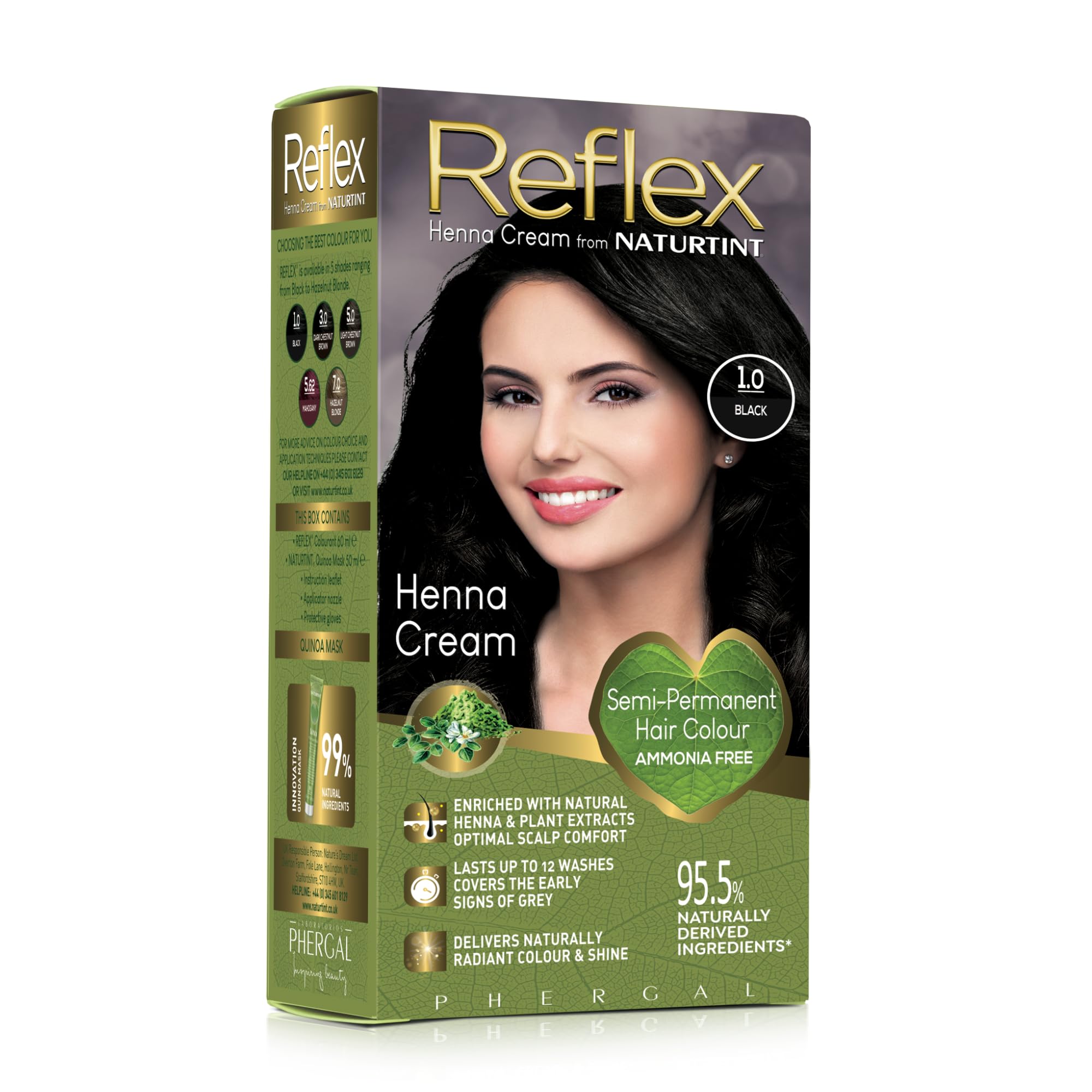 Naturtint Reflex Non-Permanent 1.0 Black 90ml
