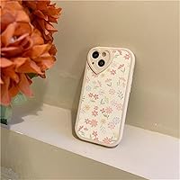 Vista 5 de Ownest Funda compatible con iPhone 12 Pro Max con bonito patrón floral de flores para mujeres y niñas, funda de silicona suave con protección