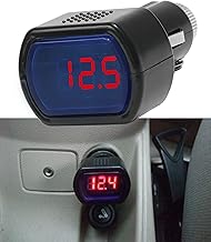Flaconi Zigarettenanzünder KFZ Batterie Tester,LED Zigarettenanzünder Batterie Voltmeter Spannungsanzeige, Voltmeter Kfz Spannungsanzeige,Passend für die meisten 12V und 24V Automobilbatterien