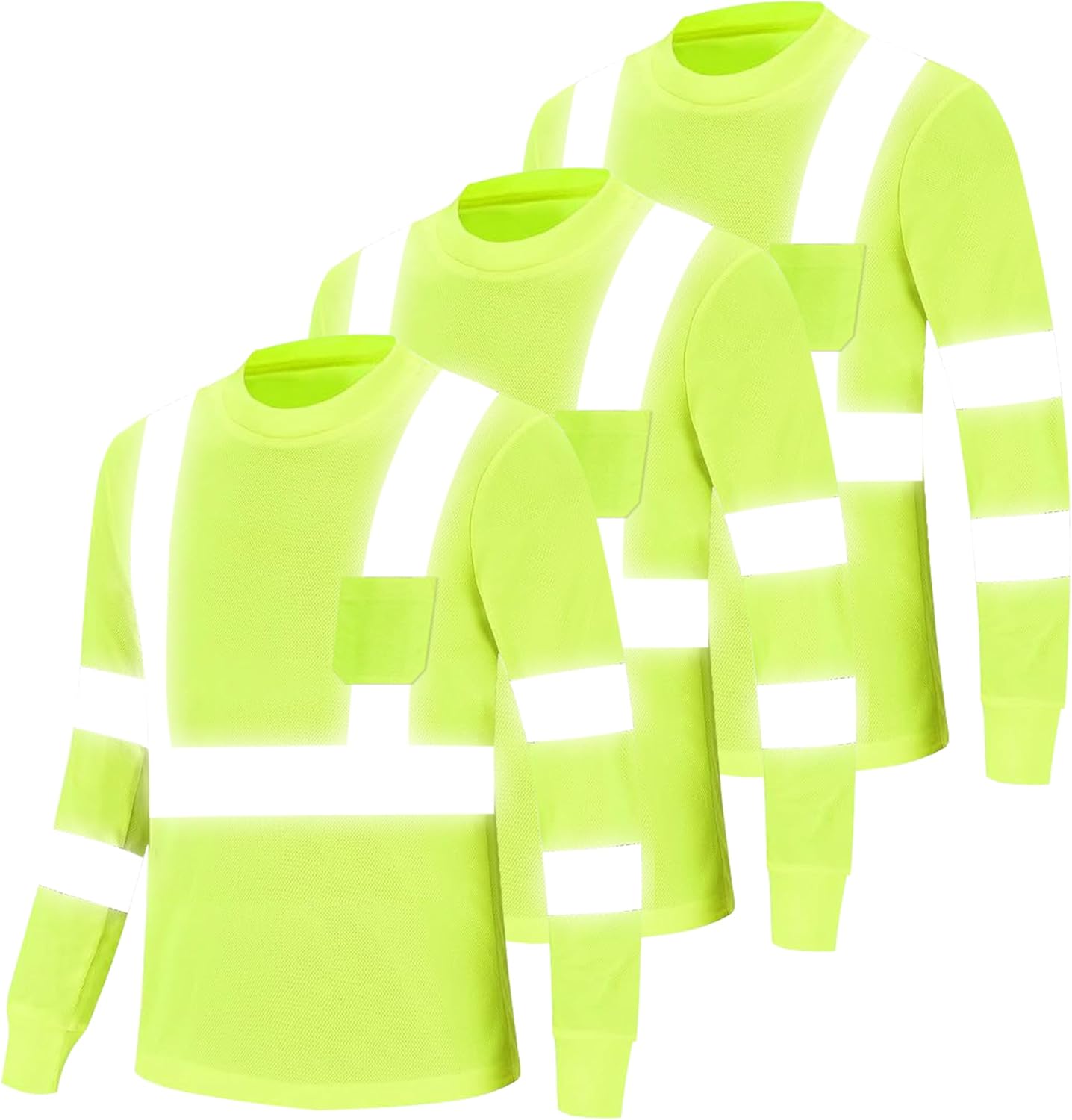 安全シャツ クラス3 長袖高視認性反射通気性Tシャツ 販売 作業倉庫