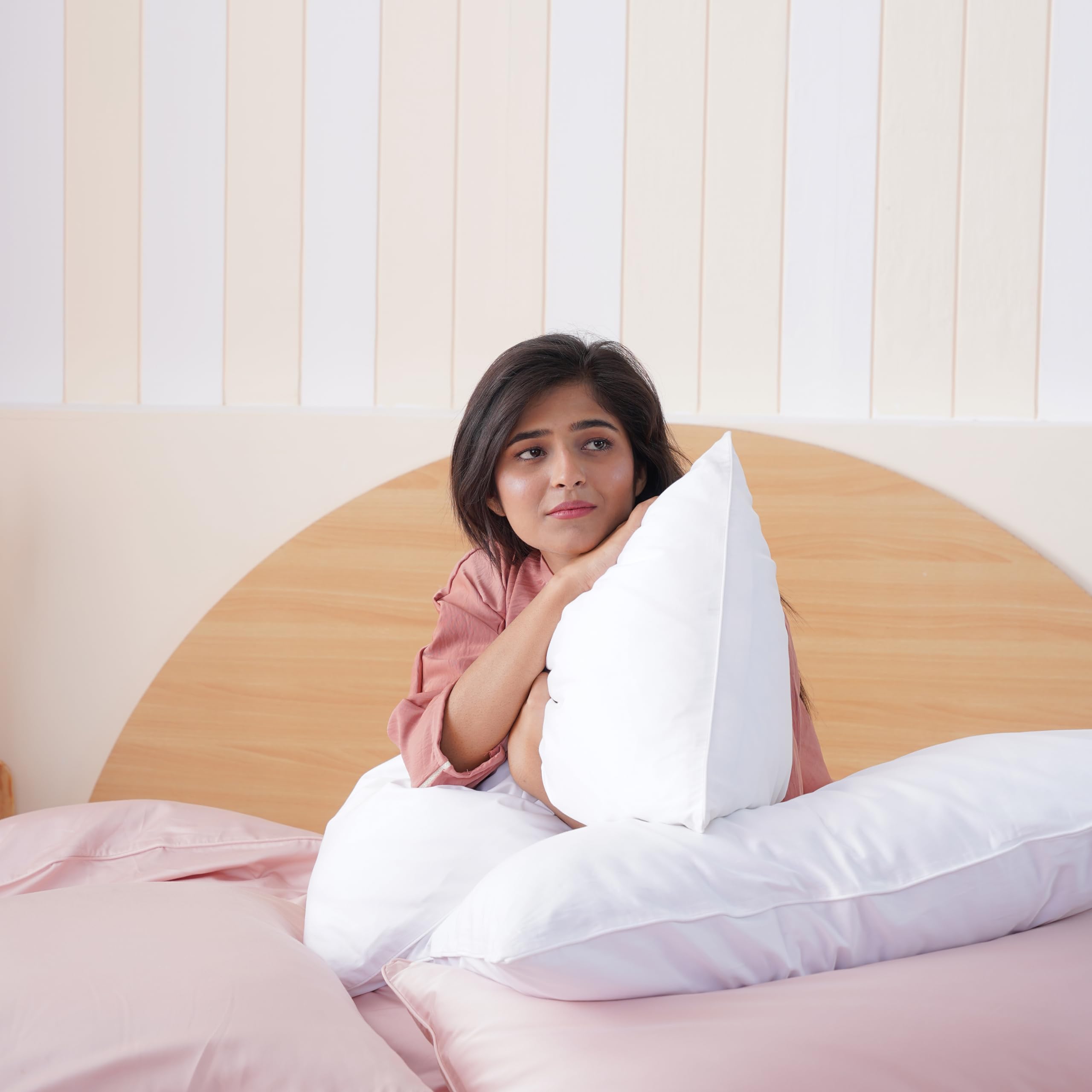 Sheet Story 100% Egyptian Cotton Pillow Cases 2 Pack, 50x75cm Size, 400 Thread Count, Luxuriously Soft and Silky - Image 4