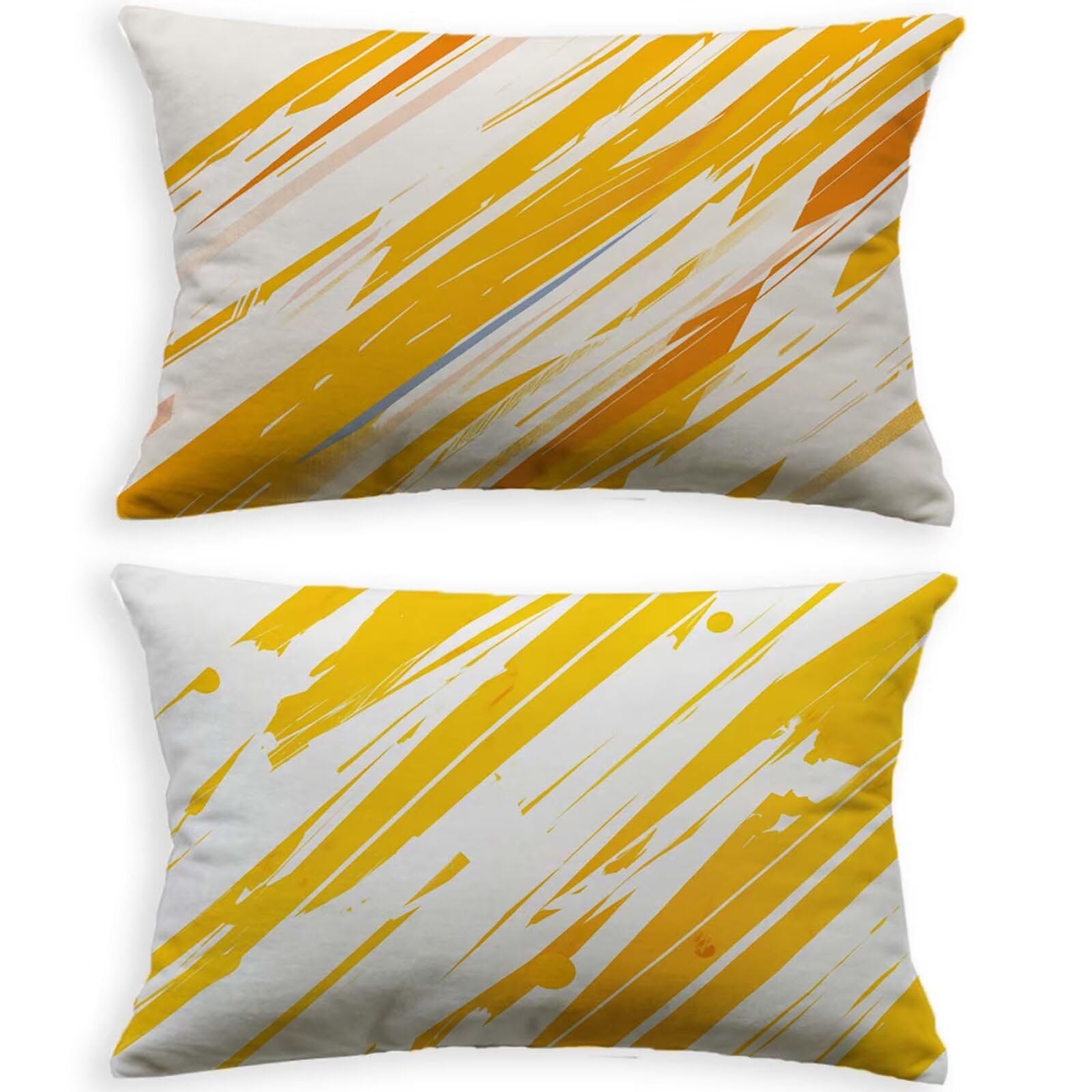 Housse de coussin orange 60x90cm en velours pour sublimer votre canapé et votre chambre cet automne