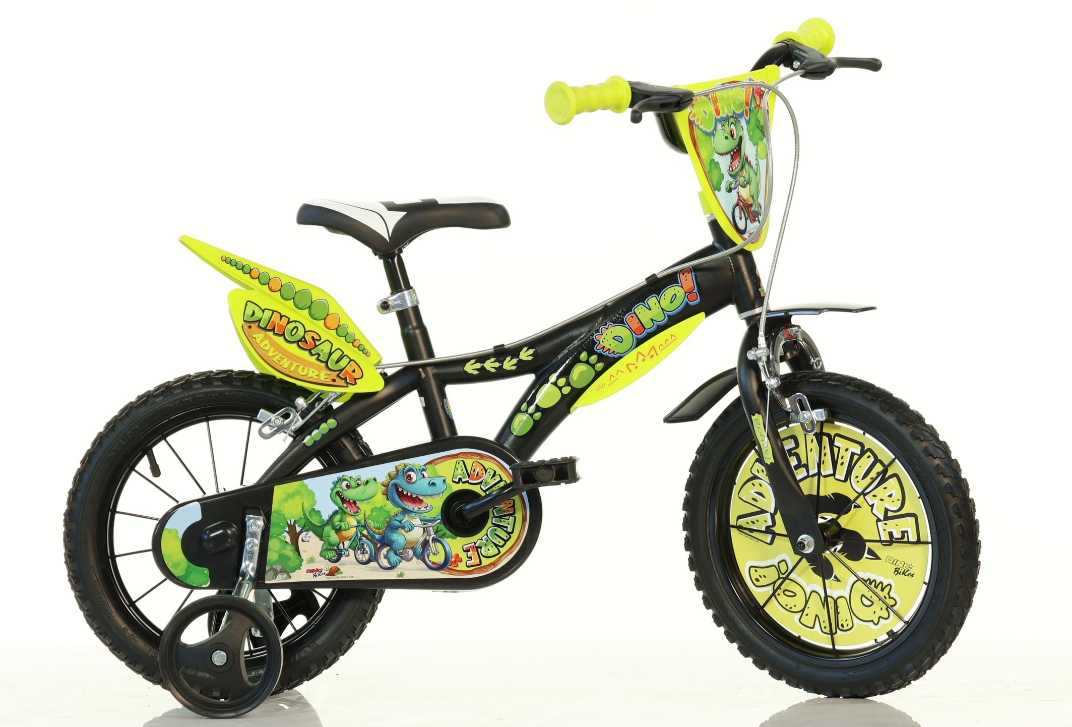 Dino Bikes Bicicletta Dinosauri per Bambini da 14 pollici