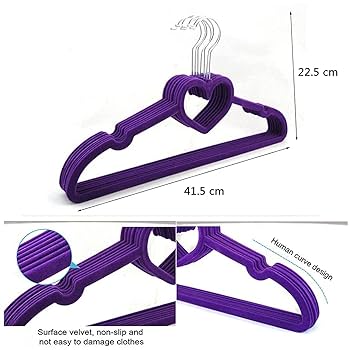 Amazon.co.jp: ベルベットハンガー（50パック）-滑り止め-超薄型