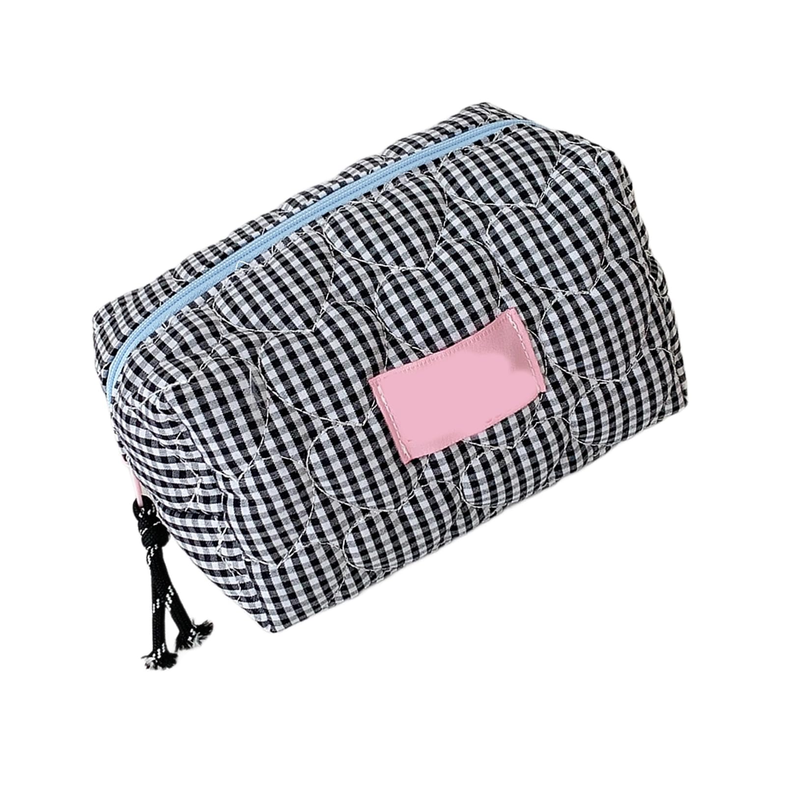 Whoasyst Multifunctional Heart Candy Checkered Cosmetic Storage Pouches Organizers for Makeup Skincare Travel Portable Bag Toiletry Bag
