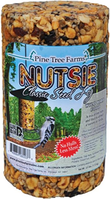 Pine Tree Farms 8003 Nutsie Classic Seed Log, 40-Ounce