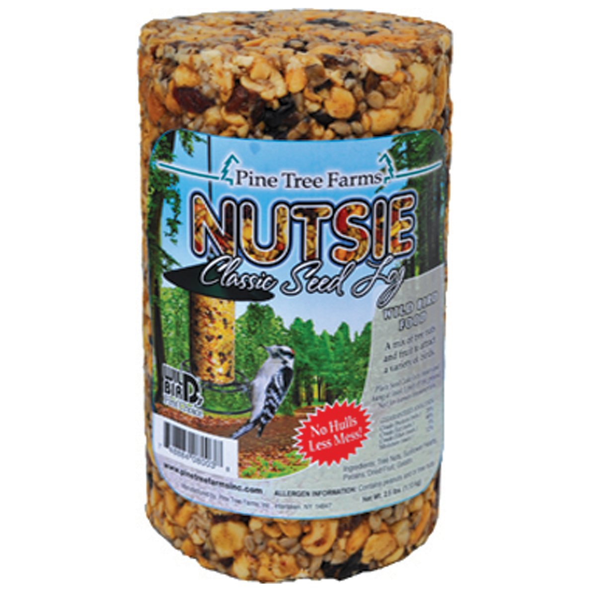 Pine Tree Farms 8003 Nutsie Classic Seed Log, 40-Ounce