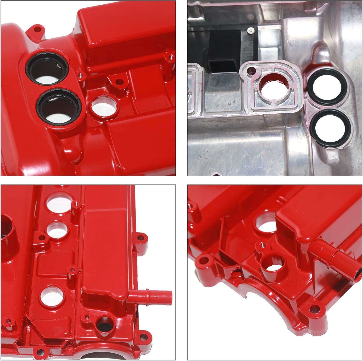 2.0L Aluminum Valve Cover Compatible with Ford 2018-2022 ECOSPORT 2014-2018 Focus Replace# FM5Z-6582-A FM5Z6582A