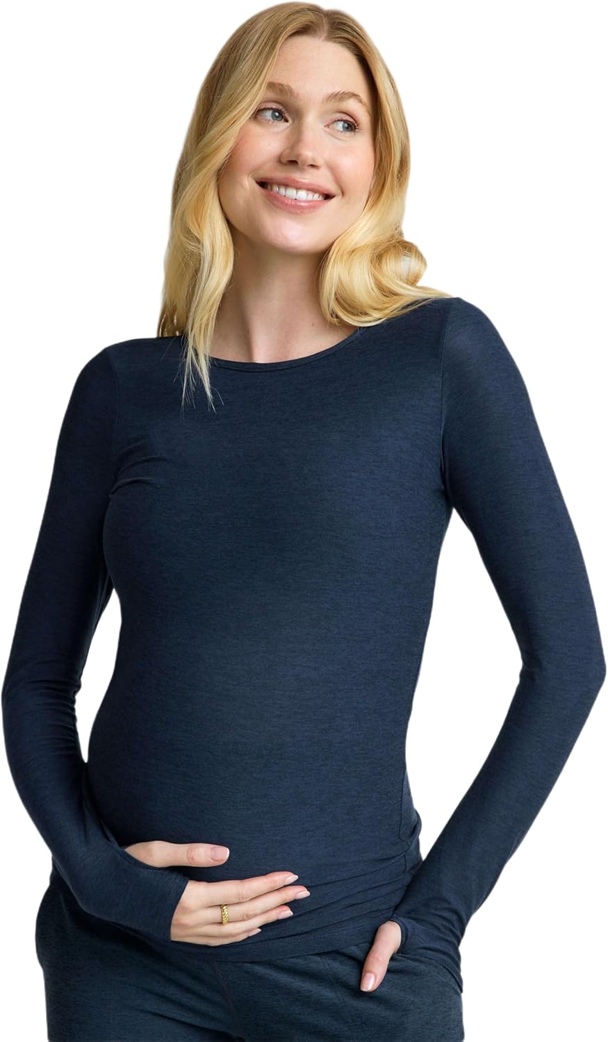 Beyond Yoga Women's Featherweight Count On Me Maternity Crew Pullover