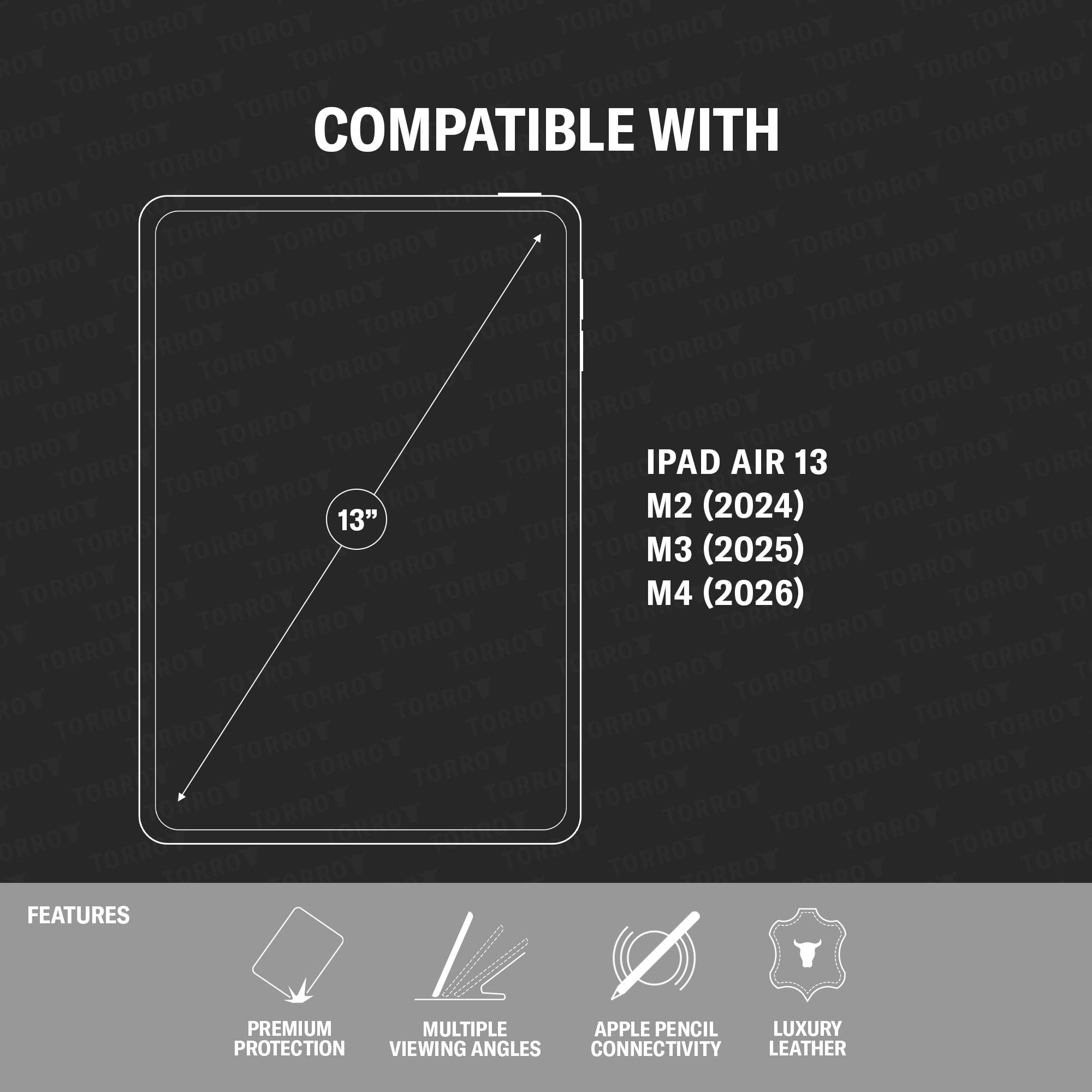 Air 13インチpro Amazon.com: TORRO Case Compatible with iPad Air 13” M3/M2