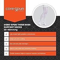 Vista 3 de Calcetines altos de compresión graduados suaves de 15-20mmHg