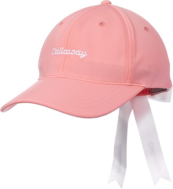Amazon キャロウェイ キャップ バックリボン 241 帽子 ゴルフ レディース 101 コーラル Fr キャップ 通販