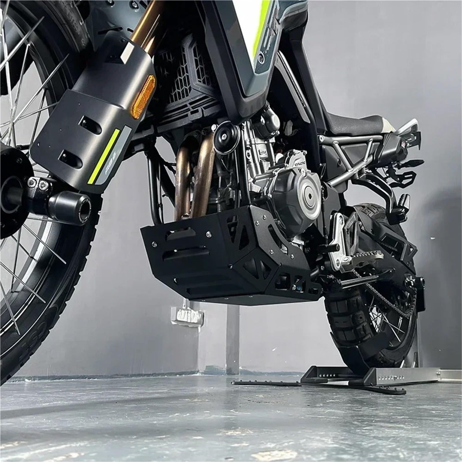 Telaio del corpo Kit Adatto per CFMOTO 450MT 2024 Protezione motore moto Telaio Protezione scarico Piastra paramotore CFMOTO IBEX 450 MT
