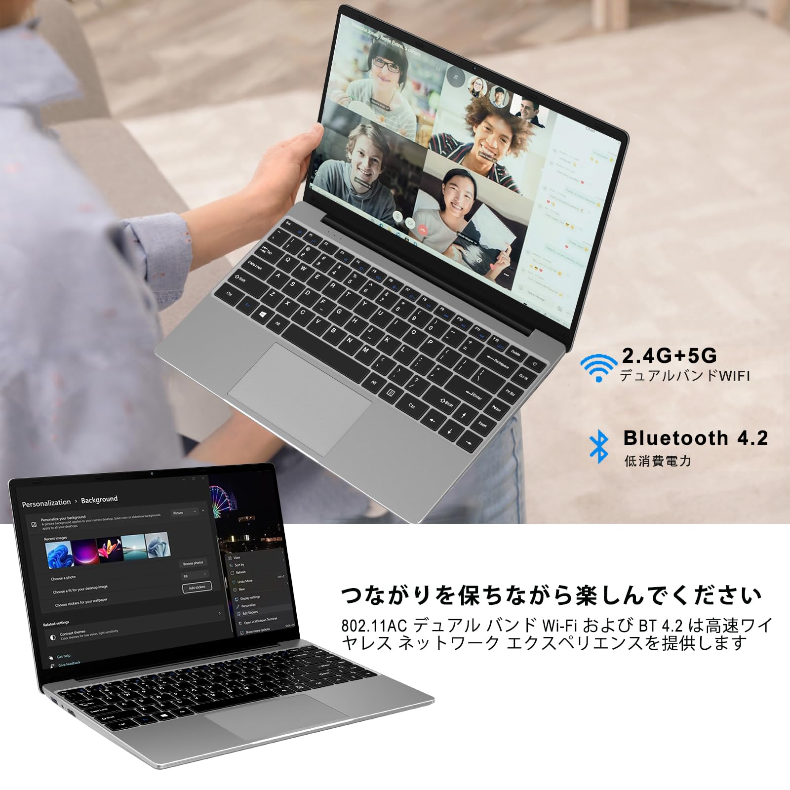 ノートPC 14.0インチ 最大2.8GHz Win11 搭載 厚さ15mm Amazon.co.jp: 14インチ ノートパソコン 【Win 11搭載】IPS液晶