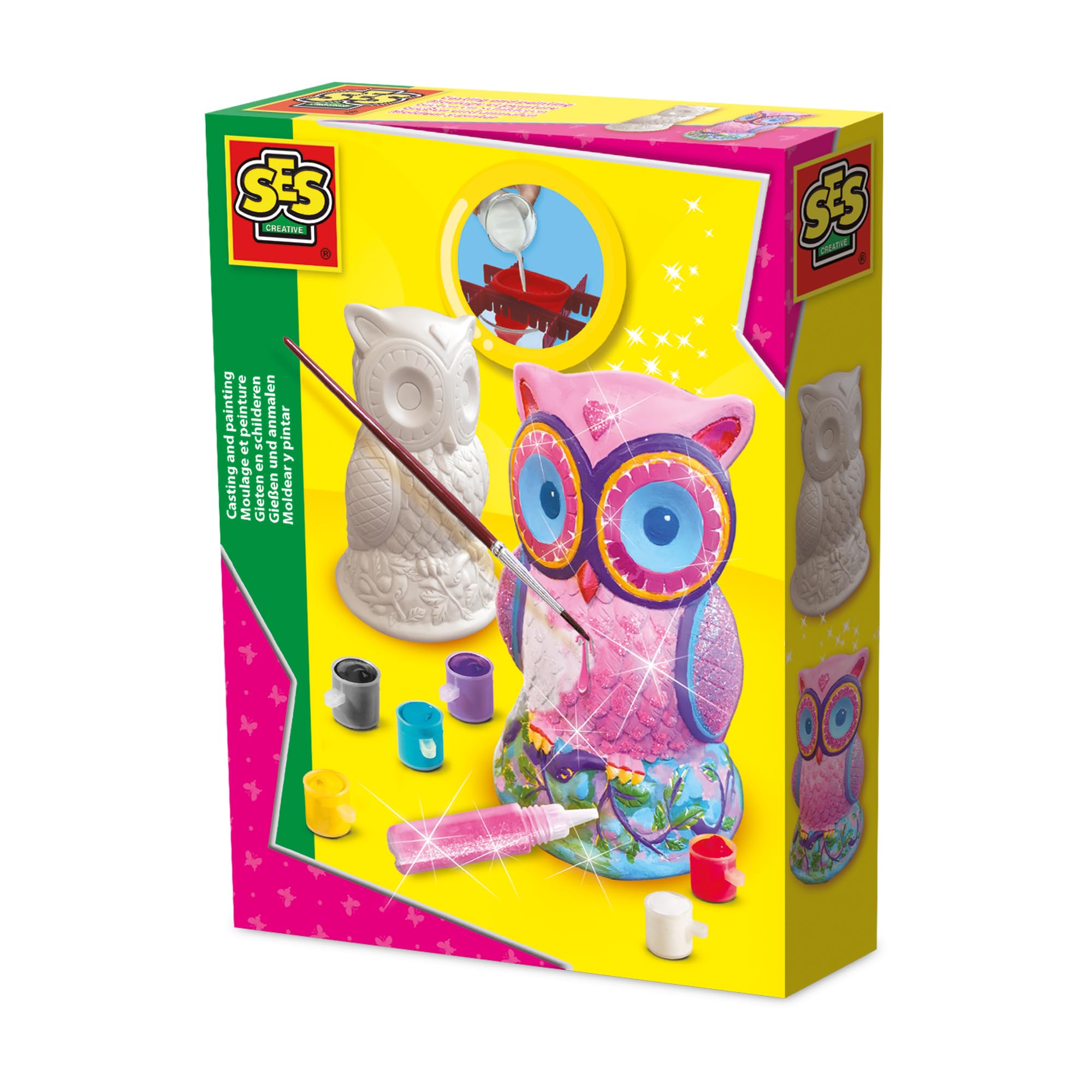 SES Creative 01285 Casting & Painting Casting and Painting Owl Figure