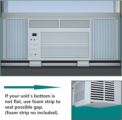 Miniatura 4 de Daisypower Soportes de soporte de CA para ventana, hasta 200 libras, se adapta a unidades de aire acondicionado de 9000 a 24000 BTU, estructura