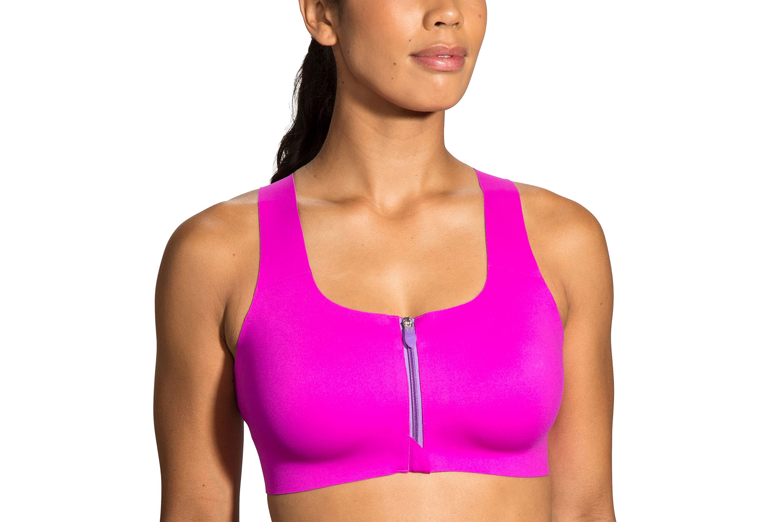 Brooks Dare - Reggiseno con cerniera incrociata