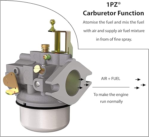 Miniatura 4 de 1PZ Carburador UMK-201 para motor de hierro fundido Kohler K321 y K341 14hp 16hp John Deer Tractor Motor Carb (junta extragruesa)