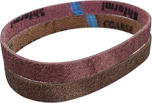 1 x 30 Inch Sanding Belts, Nylon Non-Woven Surface Conditioning Sanding Belt 150/240 Grit, 1x30 Sander Belt for Metal Polishing, 2 Pack